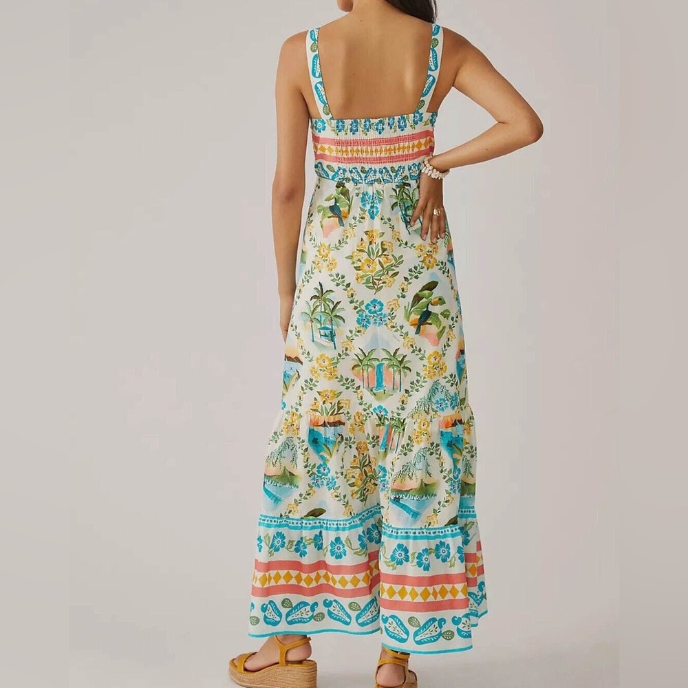 FARM Rio Multicolor Floral Maxi Dress - Picture 4 of 8